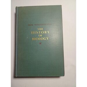 Vintage 1929 The History Of Biology A Survey Erik Nordenskiöld Hardcover Book